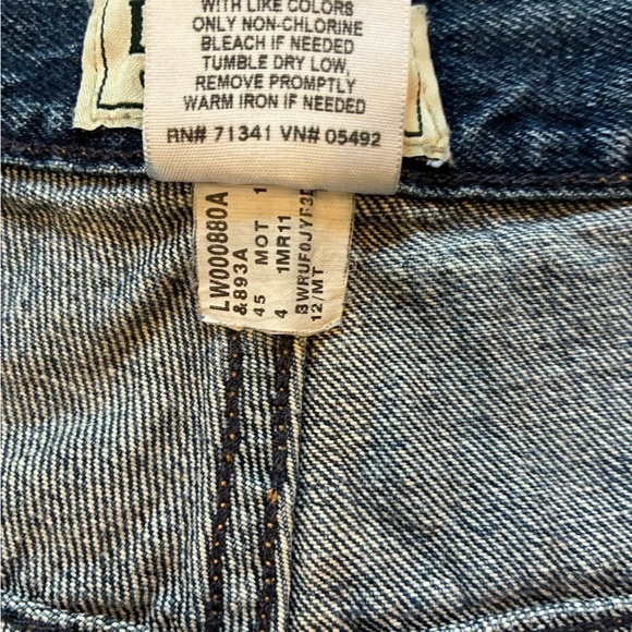 Vintage 90s L.L. Bean Original Fit Natural Jeans Women’s 12 MT High Rise USA - Picture 6 of 13